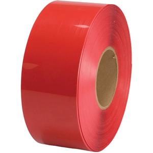 Floor Marking Tape - Red, PVC, 2", 100'