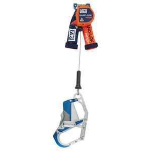 Nano-Lok™ Edge Self-Retracting Lifeline - 7.3', 1, Stainless Steel, Swivel, Tie-Back, Web, Scaffold Hook, Aluminum
