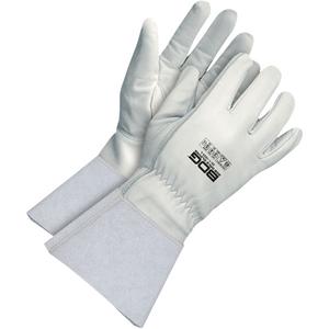 Cut-Resistant Driver's Gloves - Large, Small, Medium, X-Large, 2X-Large, Unlined, Grain Goatskin, Keystone, Pair, EN388 Cut Level 5, 5" Gauntlet