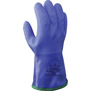 Atlas 495 Insulated Fully-Coated Glove - Large/9, Medium/8, X-Large/10, 11.8", Winter Weight, Slip-On, PVC, Acrylic/Cotton, EN 374:2016-1 Type B/EN 374:2016-5, JKL, Rough