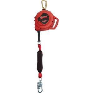 Rebel™ Self-Retracting Lifeline - 33', 1, Galvanized Steel, Swivel, Carabiner, Steel, Snap Hook, Steel, 310 lbs.