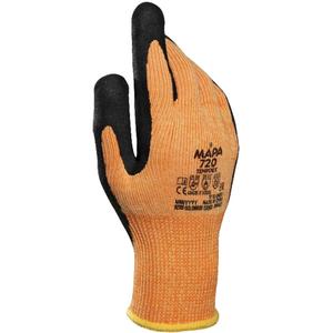 TempDex 720 Thermal Cut-Resistant Gloves - 11, 7, 9, Aramid, Nitrile, Dipped Palm/Dotted Palm, EN 388 Level 3/ASTM ANSI Level A2/EN 388 Level B, EN 388 Level 4, EN 388 Level 4, EN 388 Level 3, Unrated