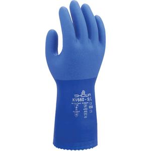 ATLAS KV660 Cut & Chemical-Resistant Gloves - Large/9, Medium/8, X-Large/10, 2X-Large/11, 12, Kevlar®, PVC, Full Dip, ASTM ANSI Level A2/EN 388 Level B, EN 388 Level 4/ANSI/ISEA 105 Level 6, EN 388 Level 4