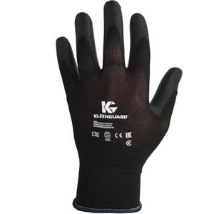 KleenGuard™ G40 Multi-Purpose Gloves - X-Small/6, 15, Nylon, Polyurethane, Dipped Palm, Unlined, Pair, Black/Black