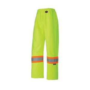 5586 450D Safety Pant - High Visibility Lime-Yellow, Silver, 2X-Large, X-Small, Small, Medium, Large, X-Large, 3X-Large, Polyester