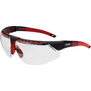 Uvex® Avatar™ Safety Glasses - Meets/Exceeds CSA Z94.3/ANSI Z87+, Clear, Anti-Scratch, Red