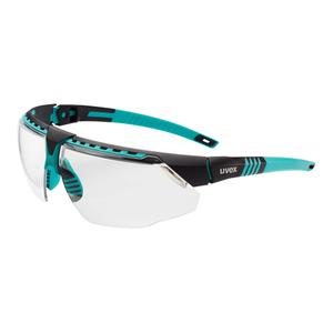 Uvex® Avatar™ Safety Glasses - Meets/Exceeds CSA Z94.3/ANSI Z87+, Clear, Anti-Fog/Anti-Scratch, Teal