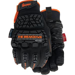 91051 The Breakdown Gloves - Medium, Large, X-Large, 2X-Large, Non-Knit, Cutshield™, PVC, ANSI/ISEA 105 Level 4, EN 388 Level 3/ANSI/ISEA 105 Level 6, EN 388 Level 3, EN 388 Level 3/ANSI/ISEA 105 Level 4