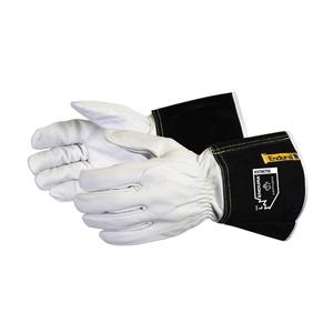 Endura® Welding Glove - Large, Small, Medium, X-Large, 2X-Large, Unlined, Grain Goatskin, Gauntlet, Fine MIG or TIG welding, power plants and stainless steel welding