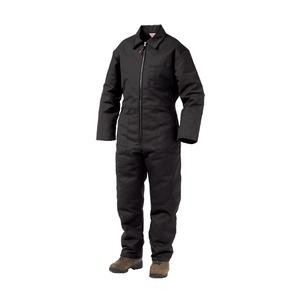 Lined Twill Coveralls - Poly-Cotton, Large, Medium, Small, X-Large, 2X-Large, 3X-Large, Black, Men's