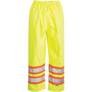 Open Road® Waist Pants - High Visibility Lime-Yellow, Silver, Large, Small, Medium, X-Large, 2X-Large, 3X-Large, Polyester