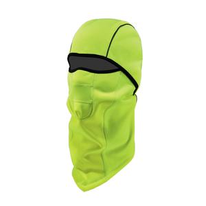 N-Ferno® 6823 Wind-Proof Hinged Balaclava - Fleece, High-Visibility Lime Green