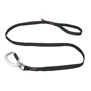 Squids® 3129 Double-Locking Tool Lanyard with Swivel - Fixed Length, Carabiner/Loop, 40 lbs., 76"