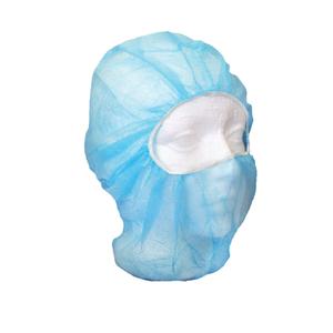 Disposable Balaclava Hood - Polypropylene, Blue