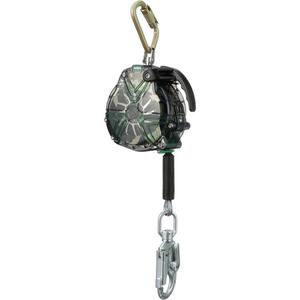 V-TEC™ Self-Retracting Lifeline - 20', 1, Stainless Steel, Swivel, Carabiner, Steel, Rebar Hook, Aluminum, SRL