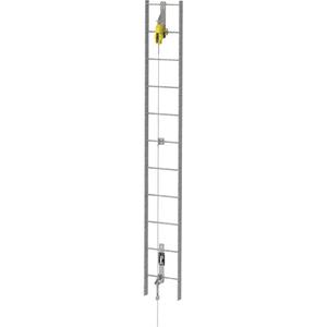 Latchways® 20' Vertical Ladder Lifeline Kit - 20', 55', 90', Stainless Steel