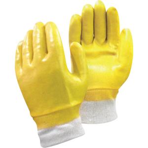 Workhorse® Gloves - One Size, Non-Knit, Interlock, PVC, Full Dip, Unlined