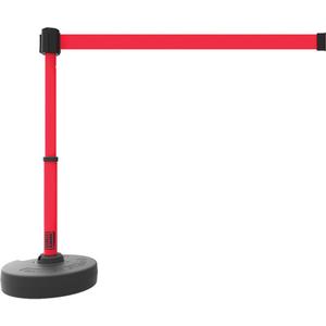 PLUS Barrier Post Set - 42", Plastic, Red, Red, 15', Blank, 22"-42"