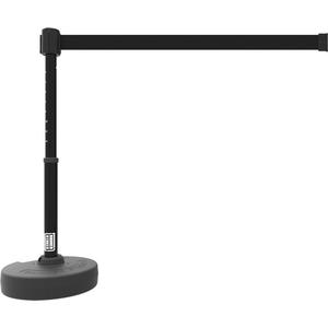 PLUS Barrier Post Set - 42", Plastic, Black, Black, 15', Blank, 22"-42"