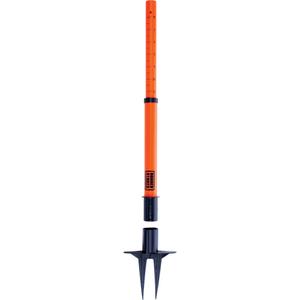 PLUS Barrier Post - 42", Plastic, Orange, 22"-42"