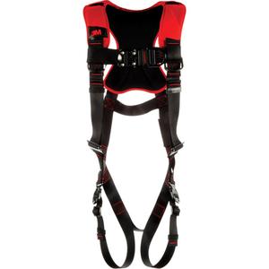 Comfort Vest-Style Harness - Ladder Climbing/Fall Arrest, AL, 420 lbs., Small, Medium/Large, X-Large, Back - Front, Quick-Connect, Quick-Connect