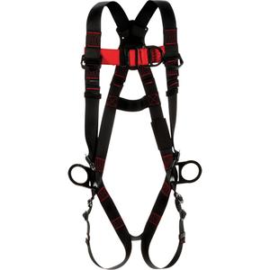 Vest-Style Harness - Work Positioning/Ladder Climbing/Fall Arrest, ALP, 420 lbs., Small, Medium/Large, X-Large, Back - Front - Side, Pass-Through/Mating, Pass-Through/Mating