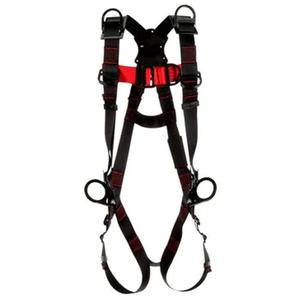 Vest-Style Harness - Work Positioning/Ladder Climbing/Fall Arrest/Evacuation/Retrieval, AELP, 420 lbs., Small, Medium/Large, X-Large, 2X-Large, Back -  Front - Shoulder - Side, Pass-Through/Mating