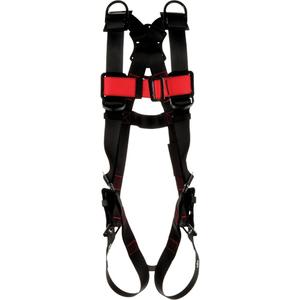 Vest-Style Harness - Fall Arrest/Evacuation/Retrieval, AE, 420 lbs., Small, X-Large, 2X-Large, Back - Shoulder, Tongue Buckle, Pass-Through/Mating