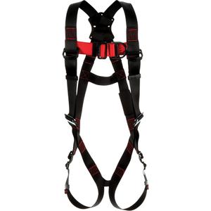 Vest-Style Harness - Ladder Climbing/Fall Arrest, AL, 420 lbs., Small, Medium/Large, X-Large, Back - Front, Pass-Through/Mating, Pass-Through/Mating