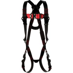 Vest-Style Harness - Ladder Climbing/Fall Arrest, AL, 420 lbs., Small, Medium/Large, X-Large, Back - Front, Quick-Connect, Quick-Connect