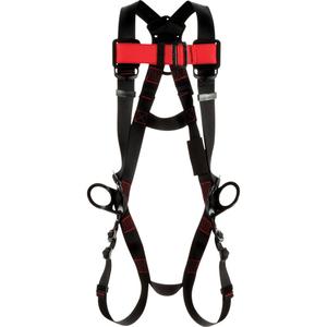 Vest-Style Harness - Work Positioning/Fall Arrest, AP, 420 lbs., Small, Medium/Large, X-Large, 2X-Large, Back - Side, Pass-Through/Mating, Pass-Through/Mating
