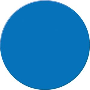 Tough-Mark™ Heavy-Duty Floor Marking - Blue, Polyethylene, 3.5", 3.5", Circle