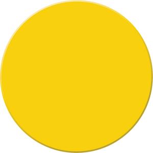 Tough-Mark™ Heavy-Duty Floor Marking - Yellow, Polyethylene, 3.5", 3.5", Circle