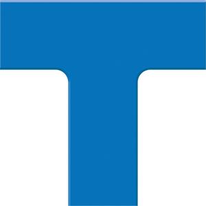 Tough-Mark™ Heavy-Duty Floor Marking - Blue, Polyethylene, 6", 6", T