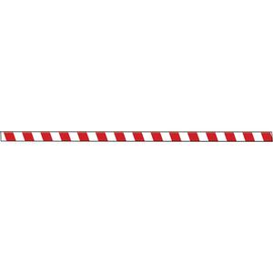Tough-Mark™ Heavy-Duty Floor Marking - Red and White, Polyethylene, 2", 48", Rectangle