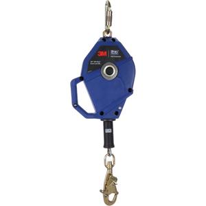 Smart Lock Self-Retracting Lifeline - 30', 1, Galvanized Steel, Swivel, Carabiner, Steel, Snap Hook, Steel, CSA Z259.2.2