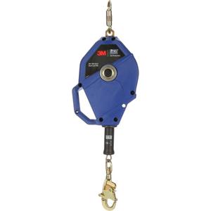 Smart Lock Self-Retracting Lifeline - 50', 1, Galvanized Steel, Swivel, Carabiner, Steel, Snap Hook, Steel, CSA Z259.2.2
