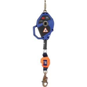 Smart Lock Self-Retracting Lifeline - 20', 1, Galvanized Steel, Swivel, Carabiner, Steel, Snap Hook, Steel, CSA Z259.2.2