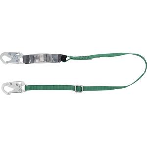 V-Series Lanyard - 6', Meets/Exceeds CSA-Z259.11, 150 lbs., 310 lbs., Snap Hook, Snap Hook, Polyester, Pack, 1