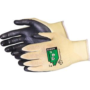 Dexterity® Cut-Resistant Gloves - 10, 5, 6, 7, 8, 9, 11, 18, Kevlar®, Foam Nitrile, Dipped Palm, ASTM ANSI Level A3, ANSI/ISEA 105 Level 3, Unrated, ANSI/ISEA 105 Level 2, Unrated, Black & Beige