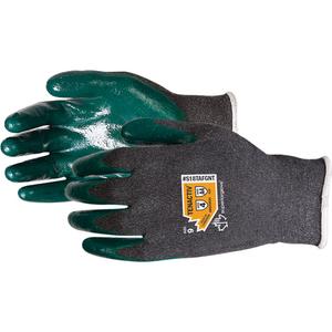Cut-Resistant Gloves - 5, 6, 7, 8, 9, 10, 11, 18, TenActiv™, ZedCoat™, Dipped Palm, ASTM ANSI Level A4, ANSI/ISEA 105 Level 4, Unrated, ANSI/ISEA 105 Level 5, Unrated, Green & Black