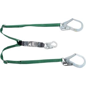 V-Series Lanyard - 6', Meets/Exceeds CSA-Z259.11, 150 lbs., 310 lbs., Snap Hook, Rebar Hook, Polyester, Pack, 2