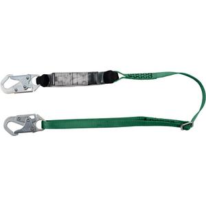 V-Series Lanyard - 6', Meets/Exceeds CSA-Z259.11, 110 lbs., 230 lbs., Snap Hook, Snap Hook, Polyester, Pack, 1