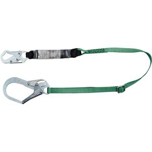 V-Series Lanyard - 6', Meets/Exceeds CSA-Z259.11, 110 lbs., 230 lbs., Snap Hook, Rebar Hook, Polyester, Pack, 1