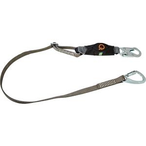 V-Series Tie-Back Lanyard - 6', 150 lbs., 310 lbs., Snap Hook, Carabiner, Polyester, Pack, 1
