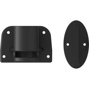 PLUS Wall Mount Kit - Plastic, Black, Screw Mount