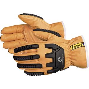 Endura® Anti-Impact Driver's Gloves - 3X-Large, X-Small, Small, Medium, Large, X-Large, 2X-Large, Thinsulate™, Grain Goatskin, Keystone, ASTM ANSI Level A5