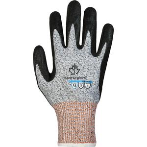 Cut-Resistant Anti-Vibration Gloves - 10, 6, 7, 8, 9, 11, 12, 13, TenActiv™, Nitrile, Dipped Palm, ASTM ANSI Level A4, ANSI/ISEA 105 Level 4, Unrated, ANSI/ISEA 105 Level 5, Unrated, Knit
