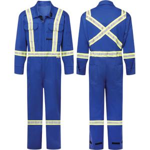 Avenger 7 oz. Flame Resistant Coveralls - 34, 66, 70, Royal Blue, NFPA 2112, NFPA70E, CGSB 155.20, ASTM F1506-02, CSA Z462, 60 Days