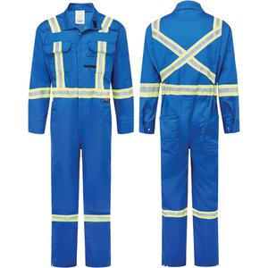 UltraSoft® 9 oz. Deluxe Coveralls - 34, 60-62, Royal Blue, Regular, NFPA 2112, NFPA 70E, CSA Z462, ASTM F1506, OSHA 1910.269, 60 Days